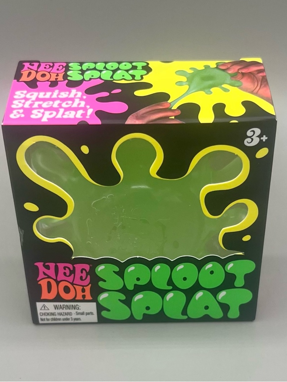 Schylling NeeDoh GREEN💚 Sploot Splat Novelty Sensory Fidget Toy NEW